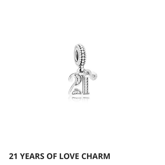 Pandora 21 infinity charm - Picture 3 of 3